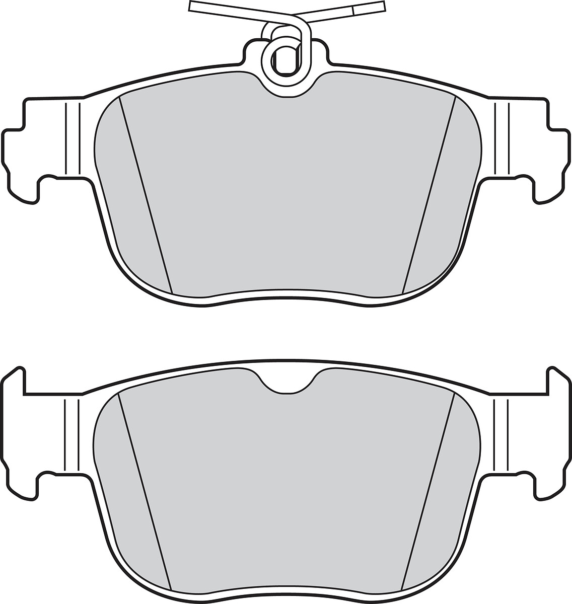 Jeu de 4 plaquettes de frein VALEO ref. 302782